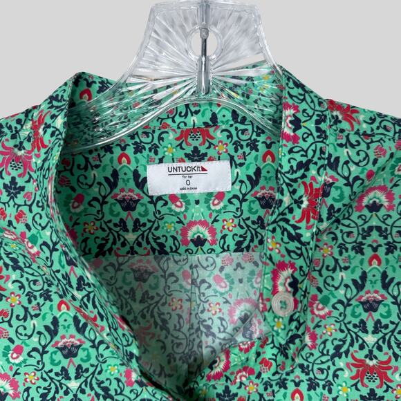 Untuckit Regina Patterned Button Down Shirt - Picture 3 of 4